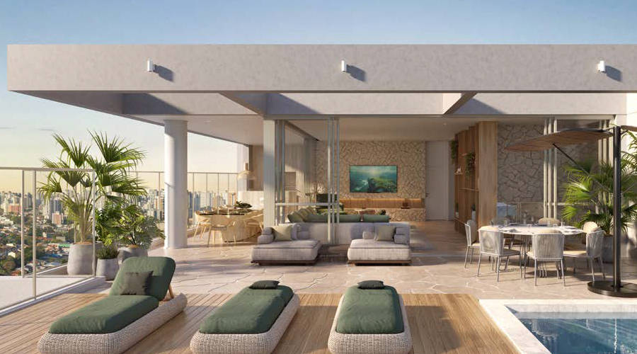 Quarten Ibirapuera – Living Duplex 395m²